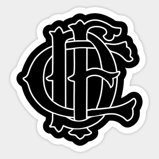 chicago fire MONOLINE Sticker